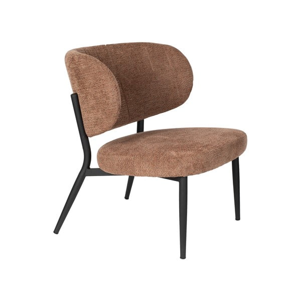 Oranžen/rjav fotelj Sanne – White Label