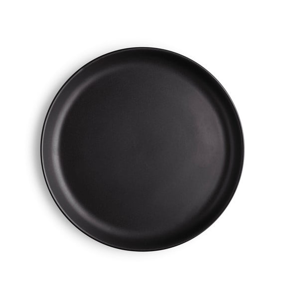 Črn keramični krožnik Eva Solo Nordic, ø 21 cm