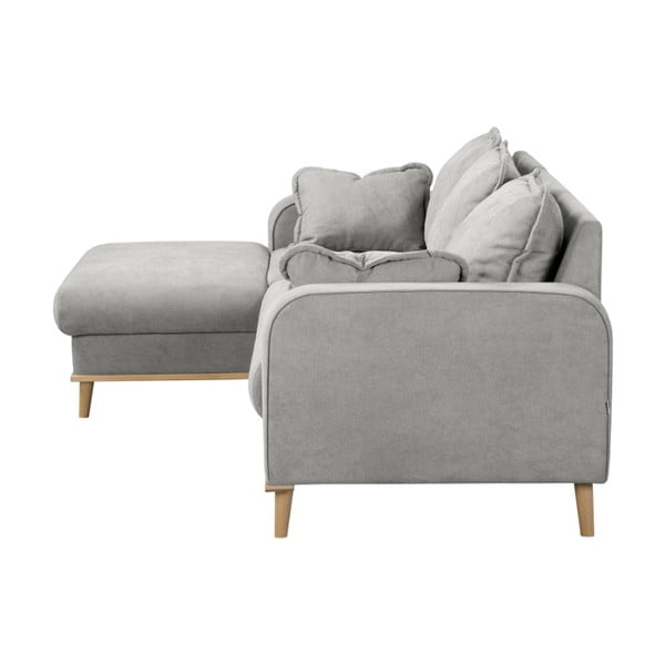 Svetlo siva kotna sedežna garnitura (z levim kotom) Beata – Ropez-image-4