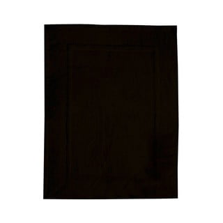 Črna bombažna kopalna preproga Wenko, 50 x 70 cm