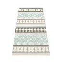 Siv/turkizen zunanji in notranji tekač 70x180 cm Asta Pale Turquoise – Pappelina