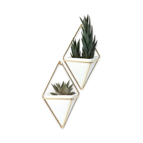 Viseči keramični lončki za zelišča v kompletu 2 kos Trigg - Umbra-image-3