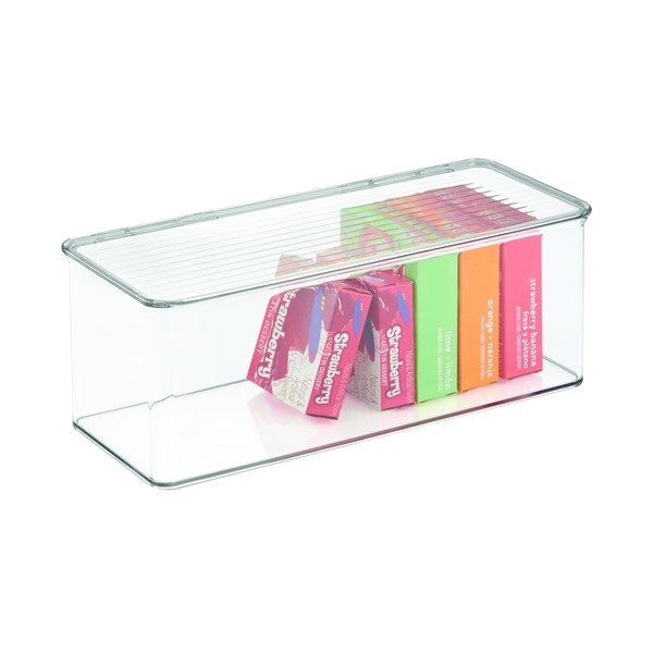 Prozorna škatla s pokrovom iDesign, 15 x 34 cm-image-3