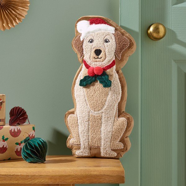 Okrasna blazina 20x30 cm Christmas Dog – Catherine Lansfield-image-1