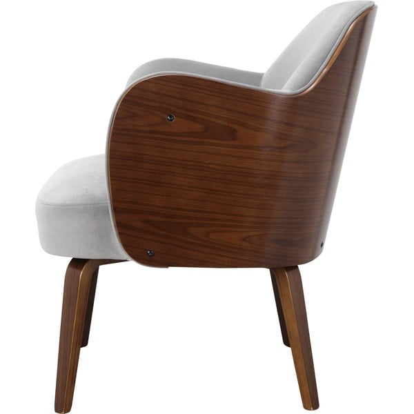 Siv žametni fotelj Haruko - Støraa -image-2