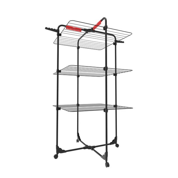 Črno stojalo za sušenje perila 30 m Mixer 3 – Vileda-image-2