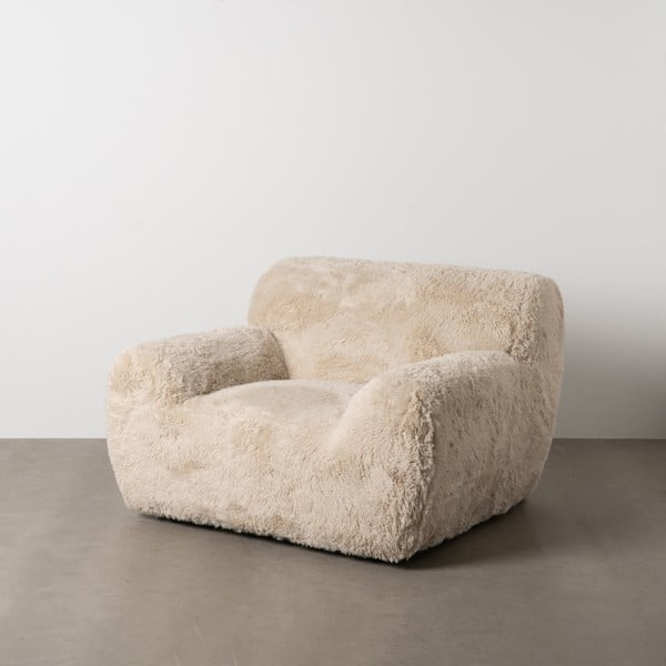 Bež fotelj Teddy – Ixia-image-1