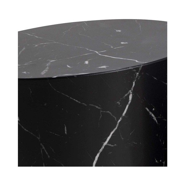 Črne mizice v marmornatem dekorju v kompletu 2 kos 48x33 cm Mice - Actona-image-3