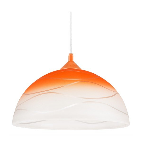 Oranžna viseča svetilka ø 30 cm Sfera – LAMKUR-image-4