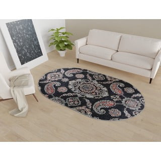 Črna pralna preproga 160x230 cm – Vitaus