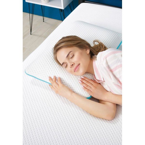 Anatomski vzglavnik s polnilom iz spominske pene 35x65 cm – Mila Home-image-1