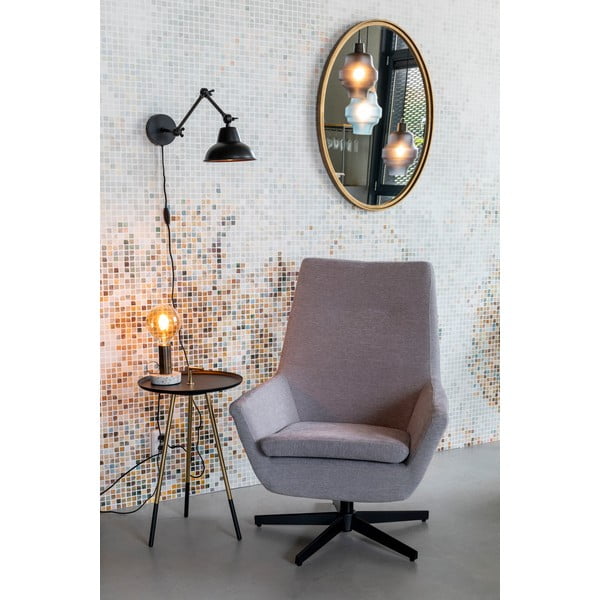 Črna stenska svetilka Xavi – White Label-image-2