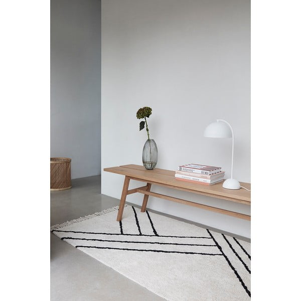 Siva steklena vaza Hübsch Smoked, višina 30 cm-image-1