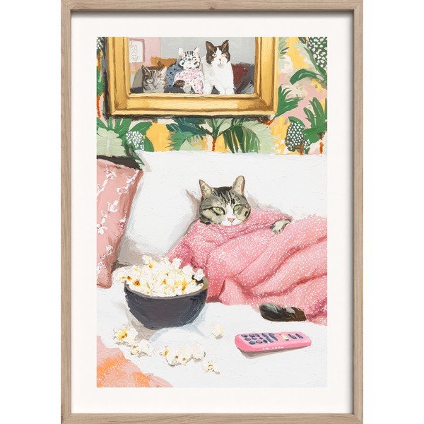 Tiskana slika z okvirjem 50x70 cm Friday Evening – Styler