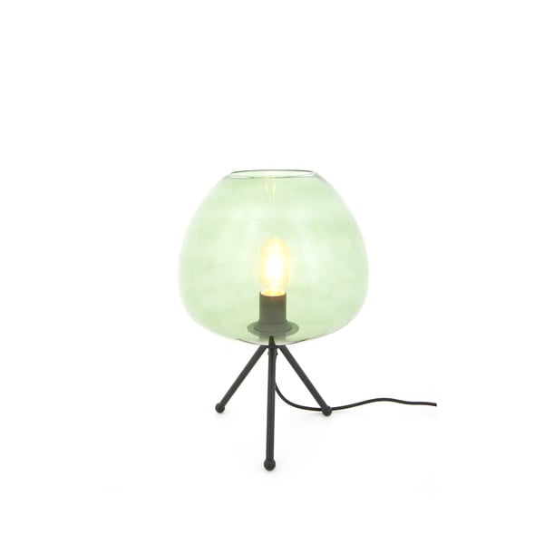 Zelena namizna svetilka (višina 43 cm) Mayson - Light & Living