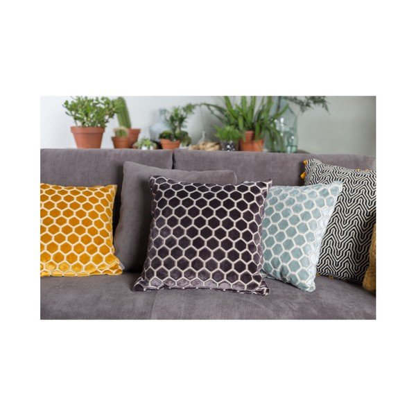 Temno siva blazina s polnilom Zuiver Monty, 45 x 45 cm-image-4