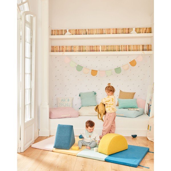 Moder otroški tabure iz volne Jalila – Kave Home-image-1