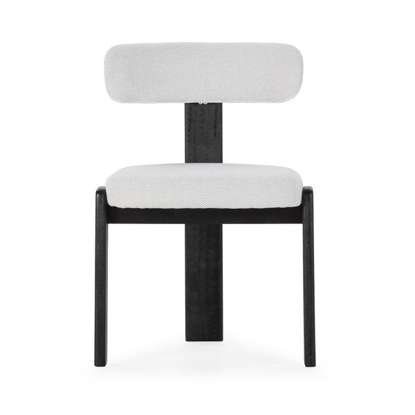 Črni/svetlo sivi oblazinjeni jedilni stoli v kompletu 2 ks Nadia – MOME