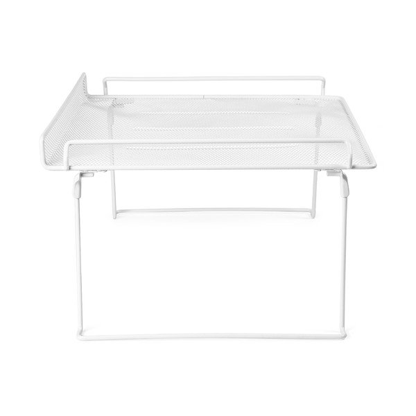 Bela zložljiva garderobna polica Compactor Stackble Rack-image-3