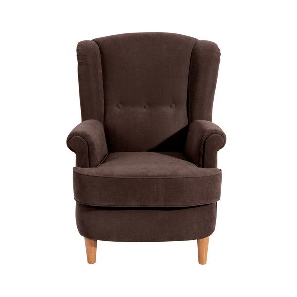 Rjav fotelj Max Winzer Kendra Velor-image-1