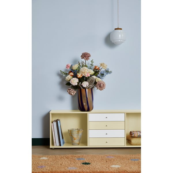 Svetlo rumena nizka komoda 267x61 cm Mistral – Hammel Furniture-image-2