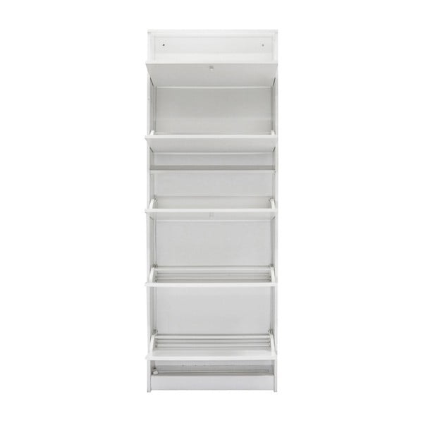 Belo leseno stojalo za čevlje s 5 policami Evergreen House Issa-image-4