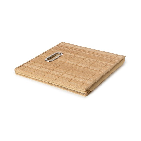 Košara za police iz bambusa 31x31x31 cm Anji – Compactor-image-3