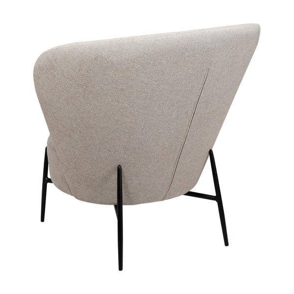 Bež fotelj iz tkanine bouclé Orbit – DAN-FORM Denmark-image-1