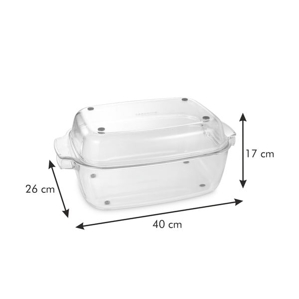 Steklen pekač 26x40 cm GrandChef – Tescoma-image-2