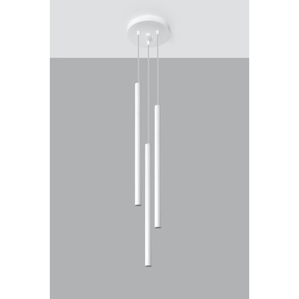 Bela kovinska viseča svetilka ø 20 cm Fideus – Sollux-image-2