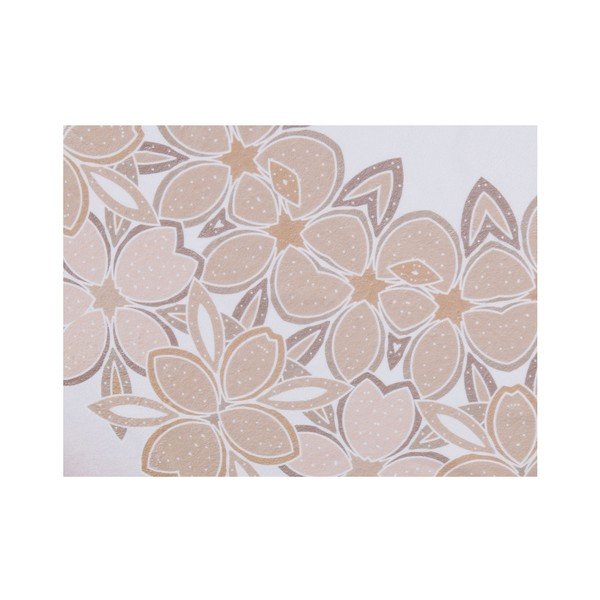 Pisana brisača za plažo iz 100 % bombaža Flora, ⌀ 150 cm-image-2