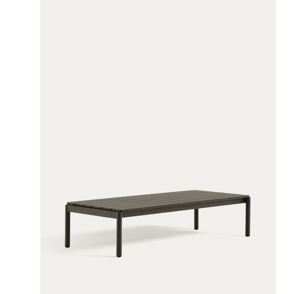 Kovinska vrtna klubska mizica 63x149 cm Sorells – Kave Home-image-4