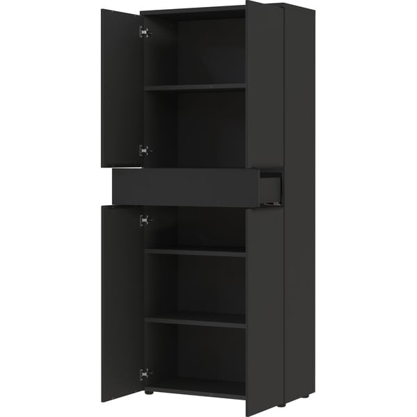 Antracitno siva garderobna omara 81x197 cm Mailand – Germania-image-3