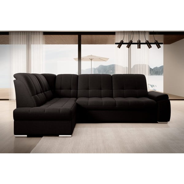 Rjava raztegljiva/s prostorom za shranjevanje kotna sedežna garnitura (levi kot/v obliki črke L) Sado – ELTAP-image-3