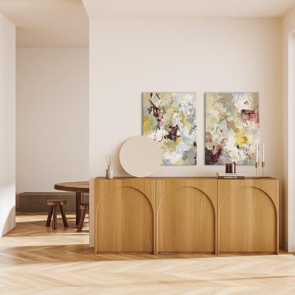 Slika z ročno naslikanimi elementi 60x80 cm Free Play 1    – Malerifabrikken-image-1