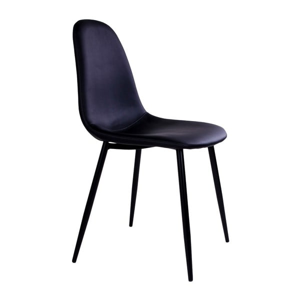 Komplet 2 črnih stolov s črnimi nogami House Nordic Stockholm-image-3