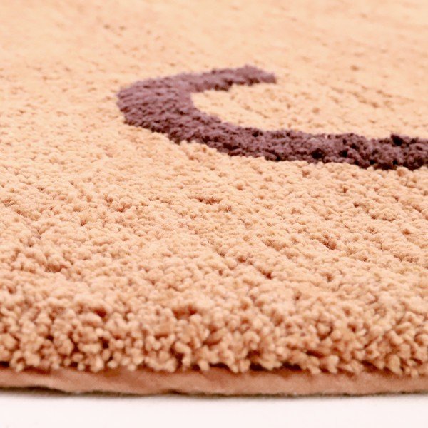 Opečnato oranžna pralna ročno tkana bombažna otroška preproga 110x110 cm Sandel – Nattiot-image-3