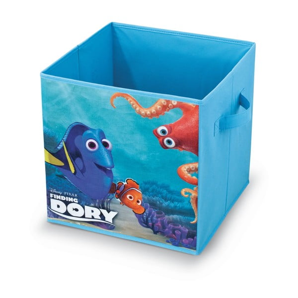 Modra škatla za shranjevanje igrač Domopak Finding Dory, dolžina 32 cm