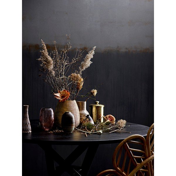 Roza steklena vaza Bloomingville okraski-image-1