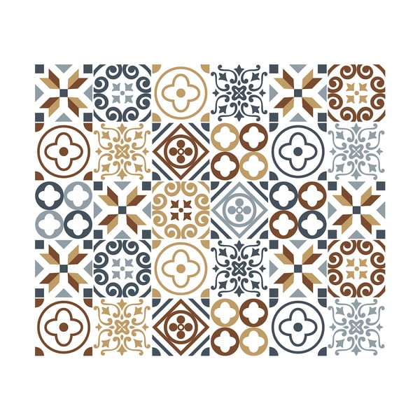 Komplet 30 dekorativnih stenskih nalepk Ambiance Ninocito, 15 x 15 cm-image-2