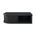 Črna nočna omarica v hrastovem dekorju Farsta – Woodman