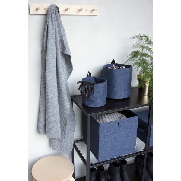 Modra škatla za shranjevanje Bigso Box of Sweden Cube-image-1