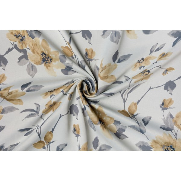 Rumena/kremno bela zavesa 210x245 cm Cefalu – Mendola Fabrics-image-1