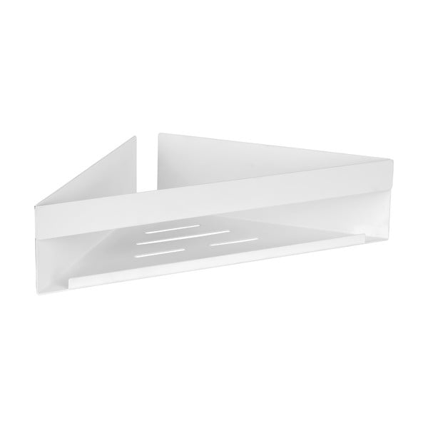 Mat bela kotna kopalniška polica iz nerjavečega jekla s Turbo-Loc namestitvijo brez vrtanja Genova – Wenko-image-2