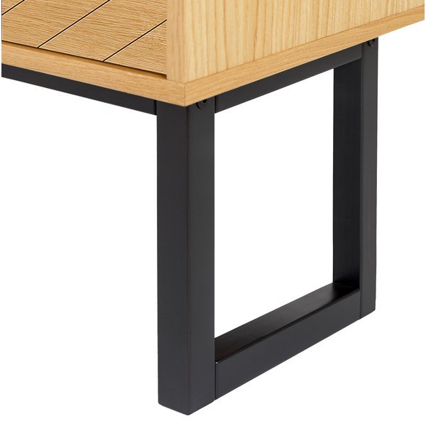 Komoda iz hrastovega lesa Woodman Camden Herringbone-image-4