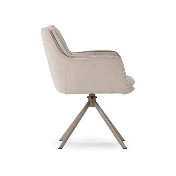 Bež oblazinjeni jedilni stoli v kompletu 2 ks Keiko – Marckeric-image-3