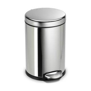 Jekleni koš za odpadke s pedalom 4,5 l - simplehuman