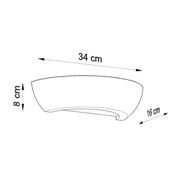 Keramična stenska svetilka Sollux Arto-image-3