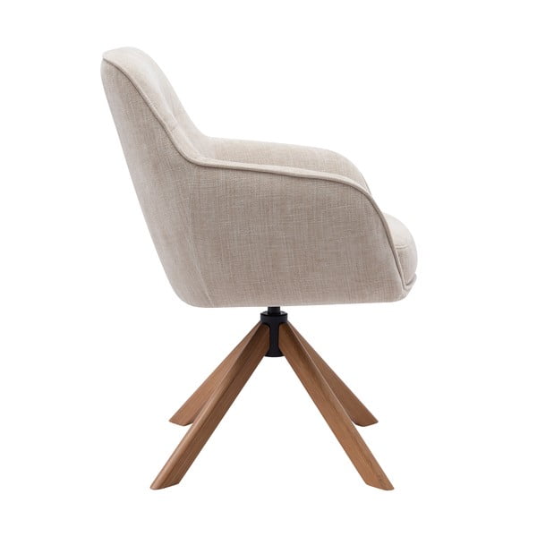 Kremno beli oblazinjeni jedilni stoli v kompletu 2 ks Avola – Unique Furniture-image-1