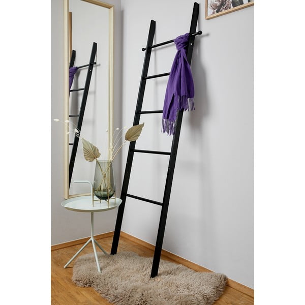 Črna bambusova lestev za brisače Wenko Suri-image-1